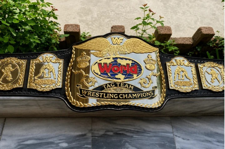 WWF World Tag Team Championship HD CNC Title Belt