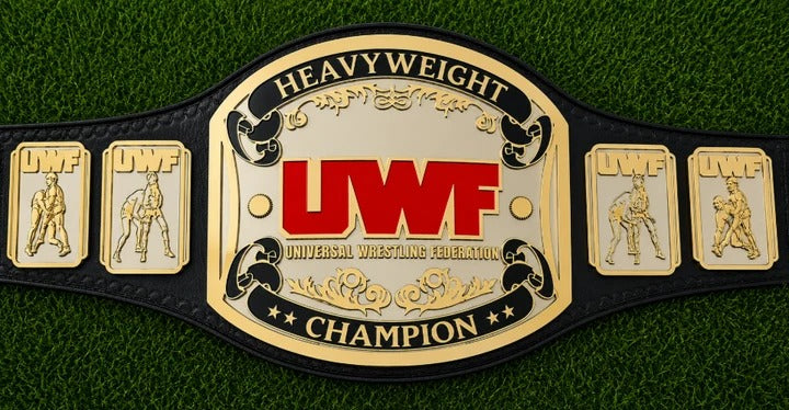 UWF Heavy Weight Wrestling Title Belts