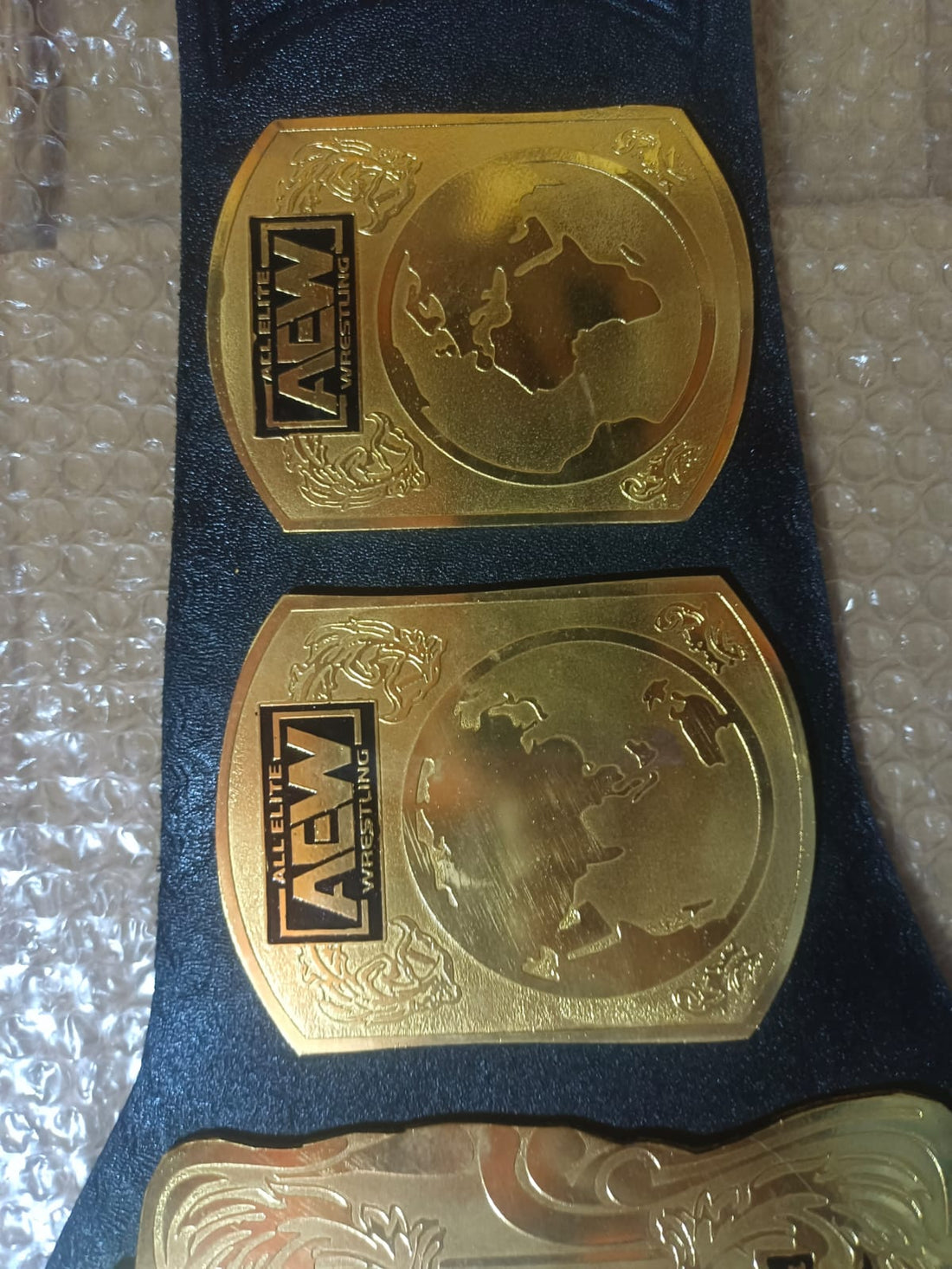 AEW Continental Champion Replica Belt – Gold Wrestling Title