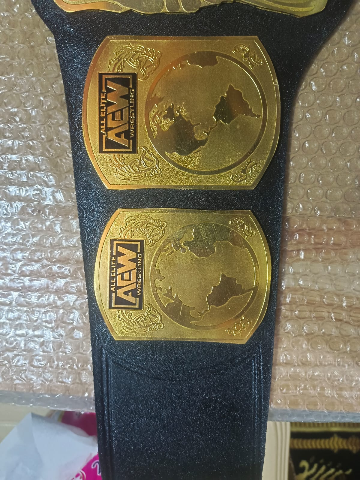 AEW Continental Champion Replica Belt – Gold Wrestling Title