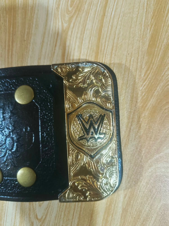 WWE World Heavyweight Championship Replica Belt Jey Uso Custom Side Plates Gold Edition