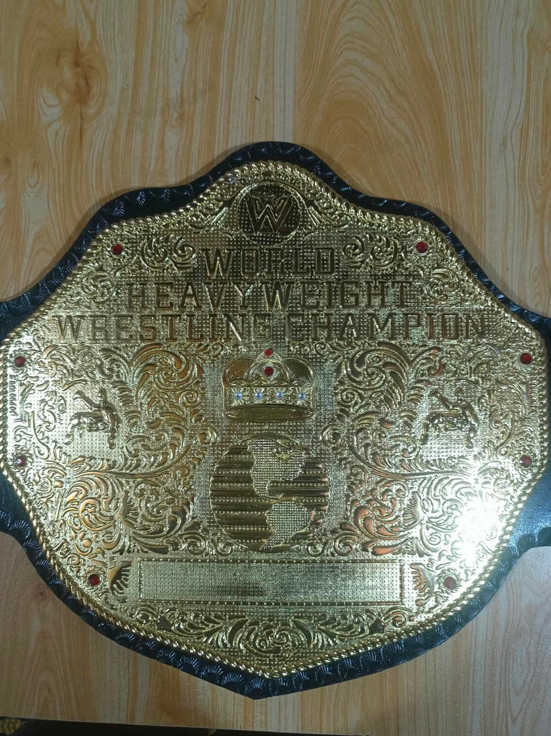 Classic Big Gold wrestling belt replica
