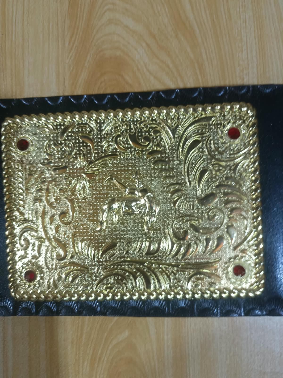 Classic Big Gold wrestling belt replica