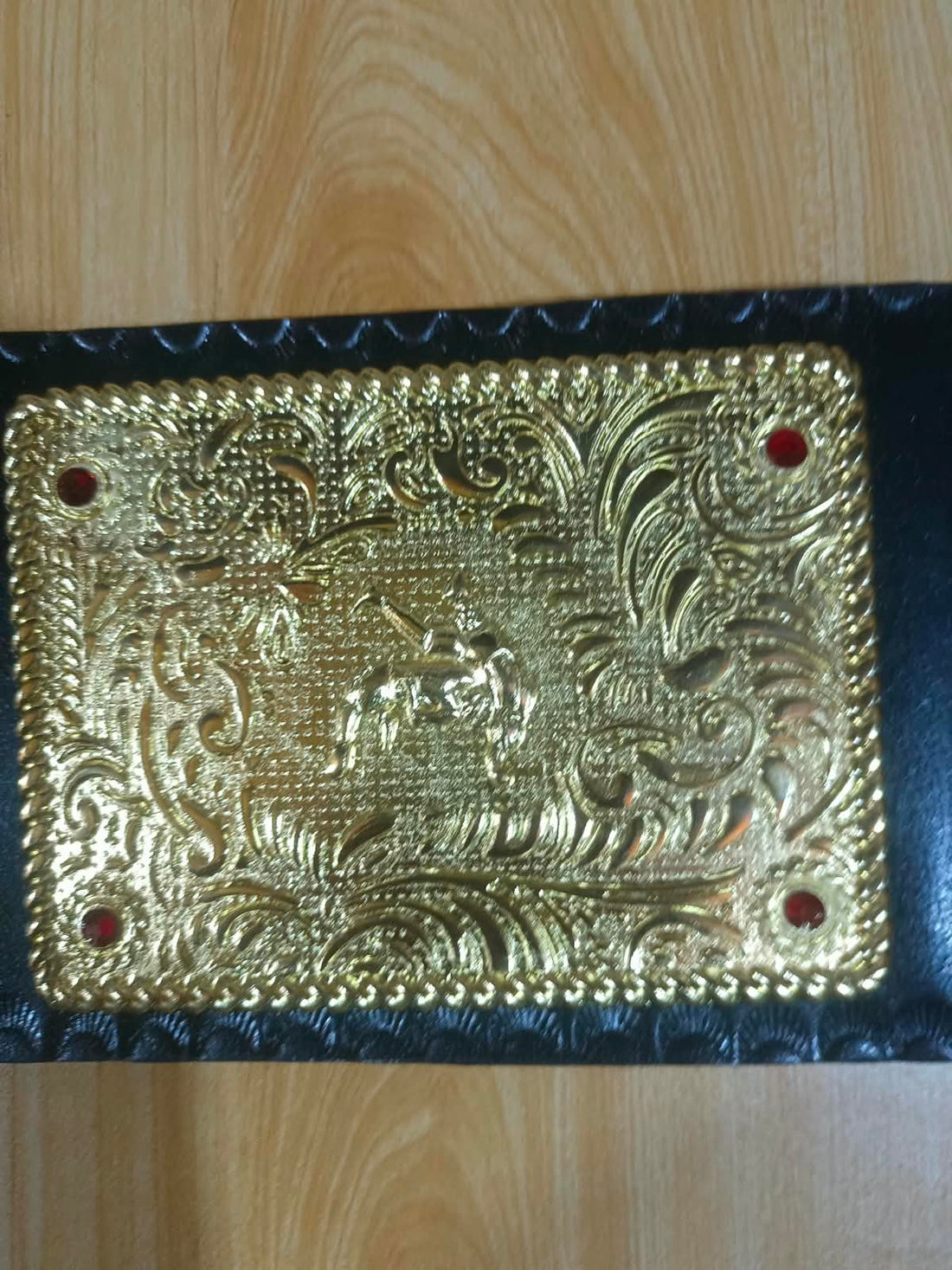 Classic Big Gold wrestling belt replica