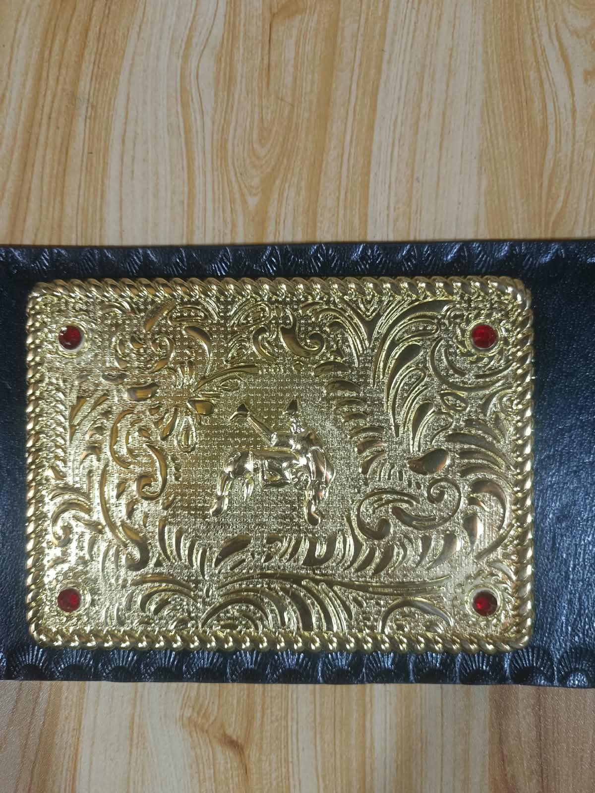 Classic Big Gold wrestling belt replica
