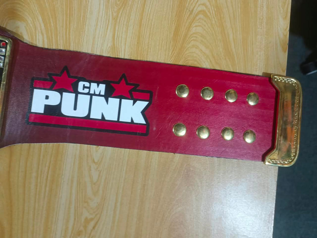 CM Punk Go To Sleep Signature Series Championship Belt