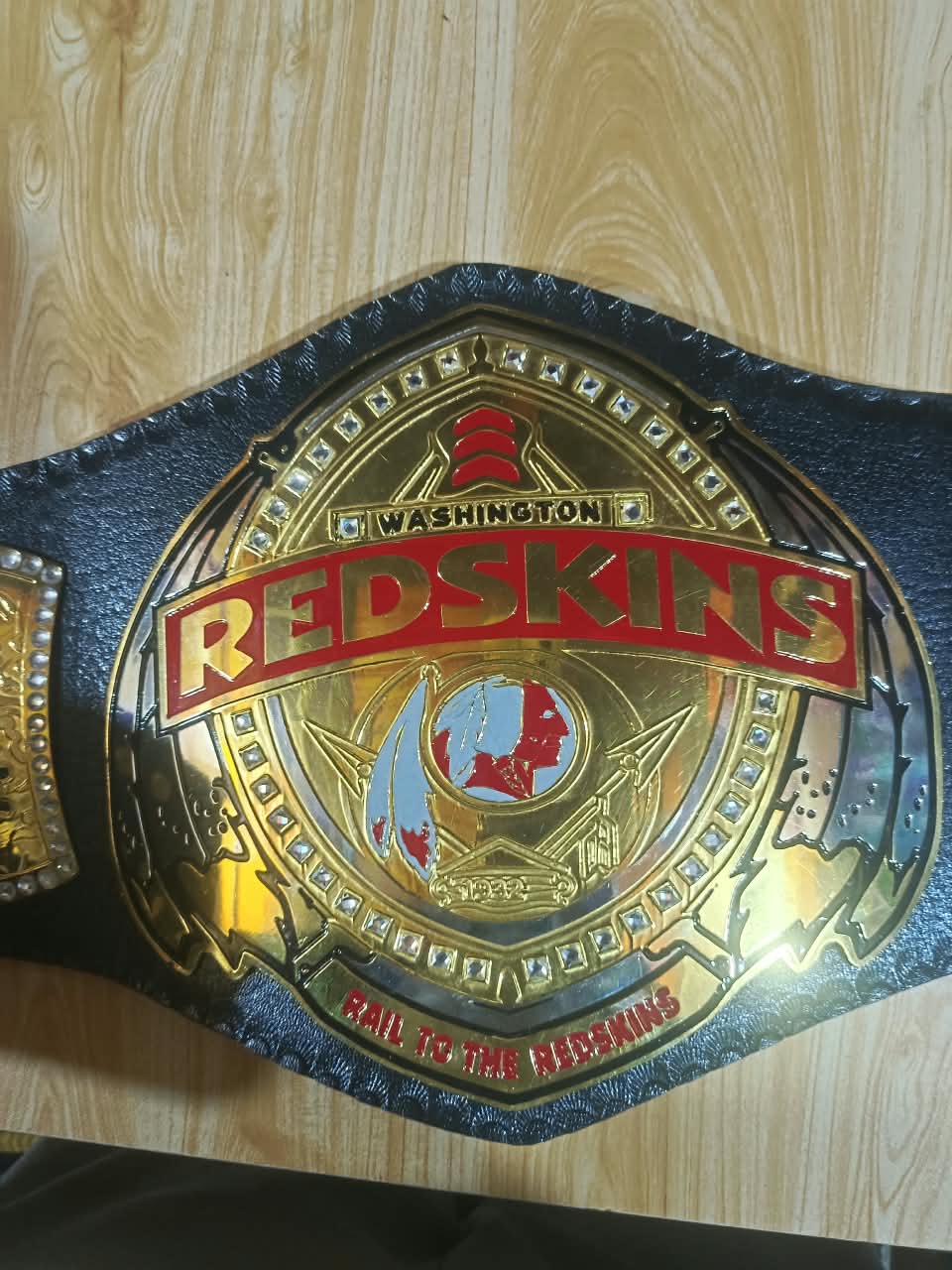 Lasco's Hail To The Redskins Washington Football Championship Title Belt