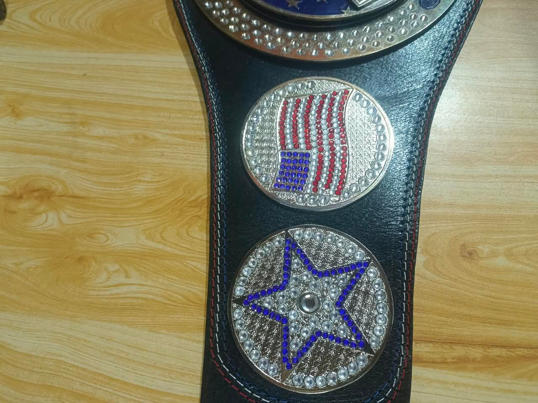 WWE John Cena Autographed United States Spinner Championship Title