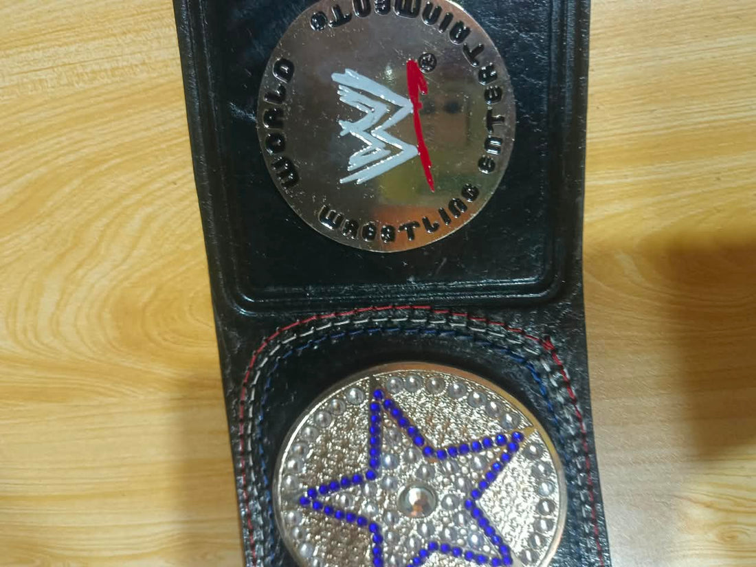 WWE John Cena Autographed United States Spinner Championship Title