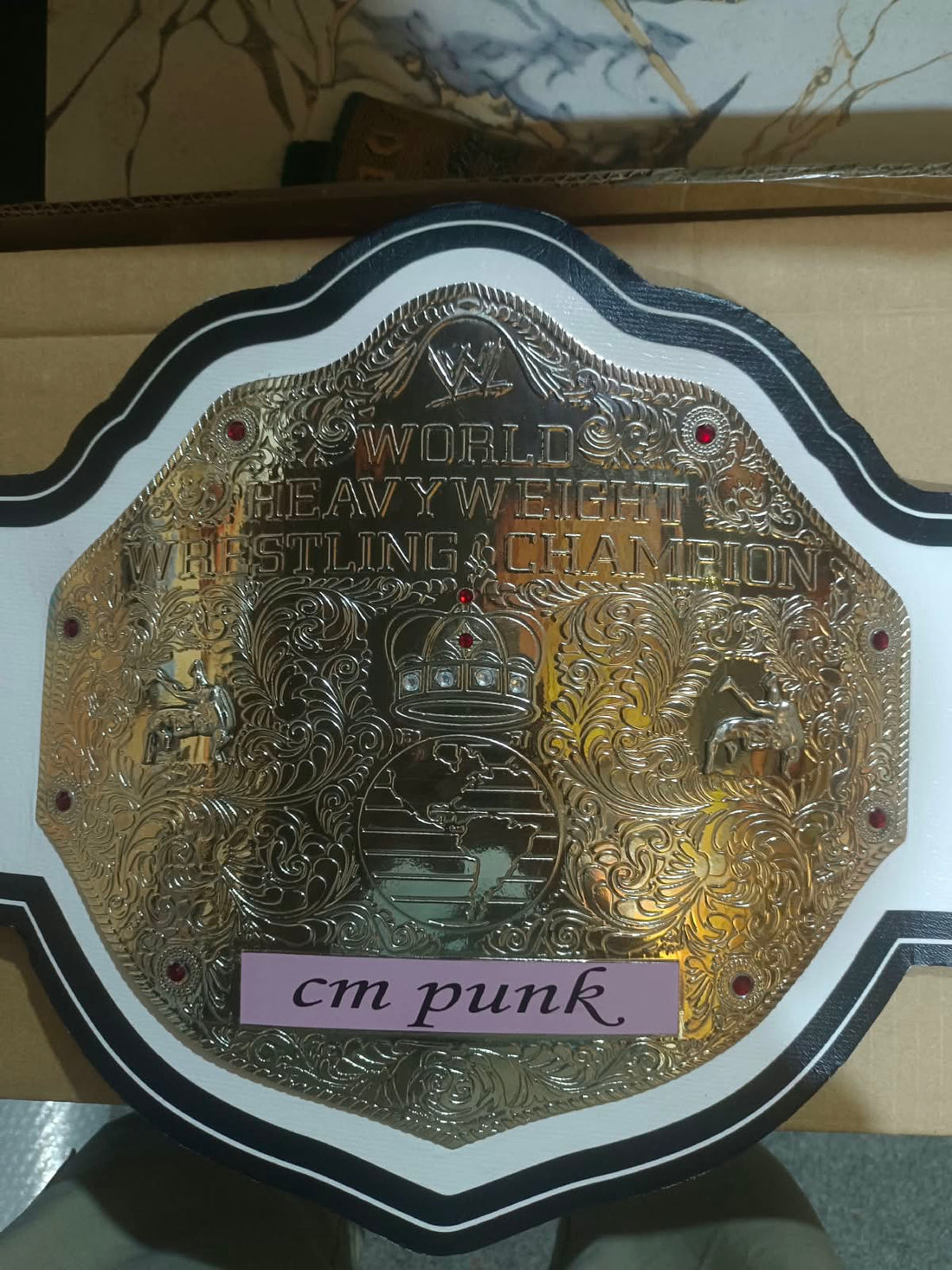 CM Punk Limited Edition WWE World Heavyweight Championship Signature Series Replica Title Belt