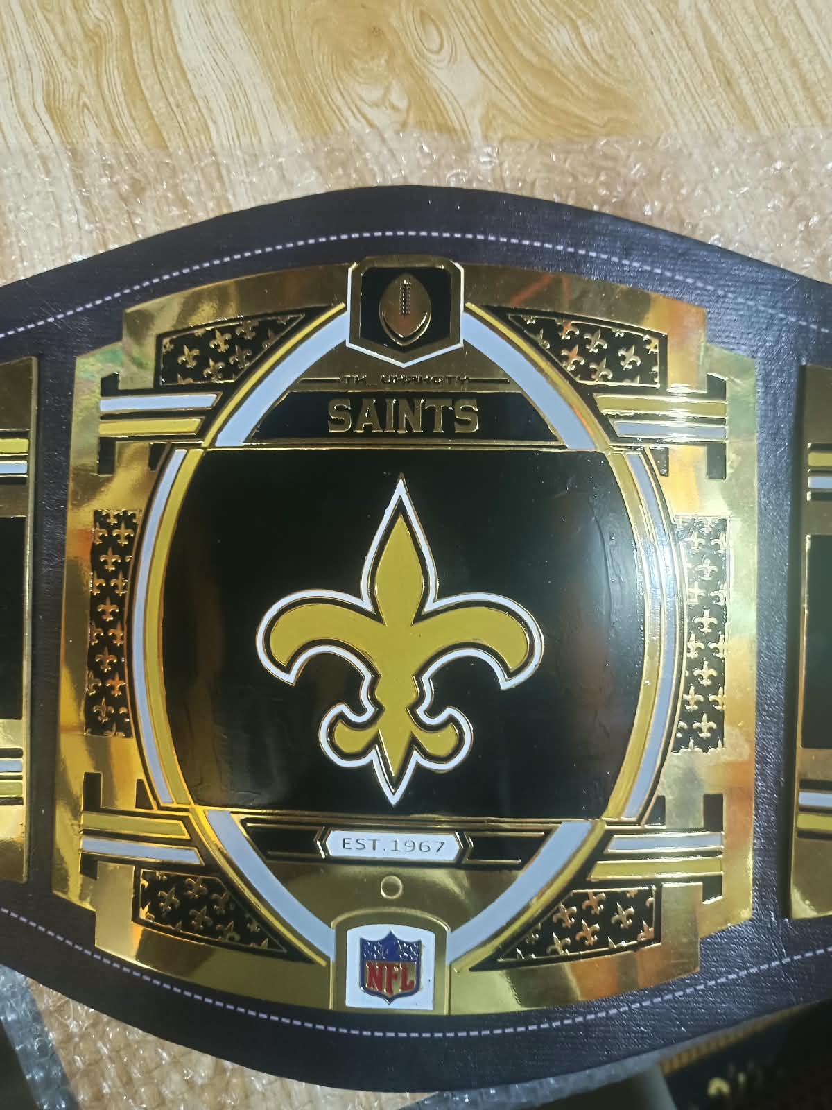 New Orleans Saints WWE Legacy Title Belt