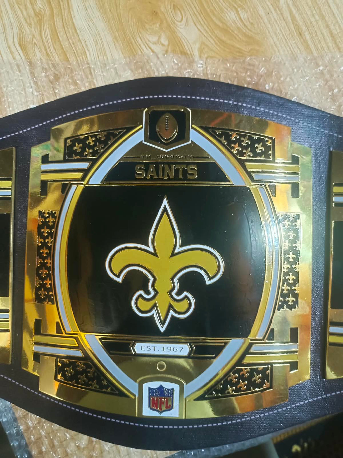 New Orleans Saints WWE Legacy Title Belt