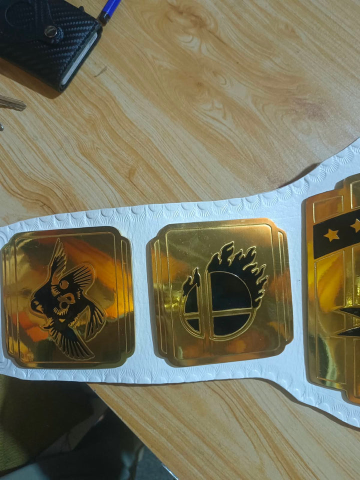 Tag Team Smash Bros Ultimate Custom Championship Wrestling Belt