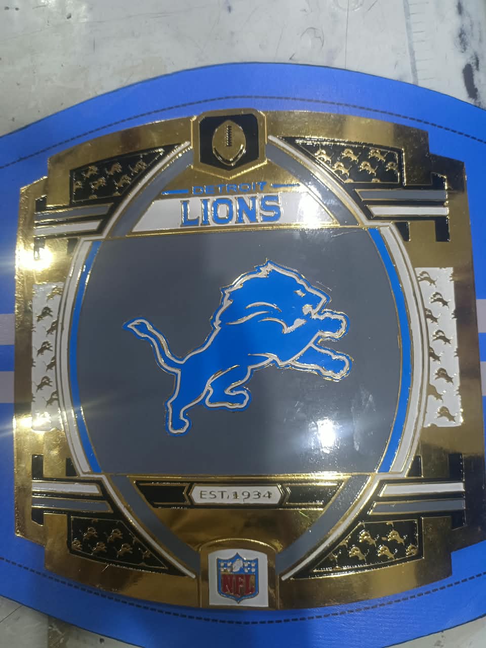 Detroit Lions WWE Legacy Title Belt