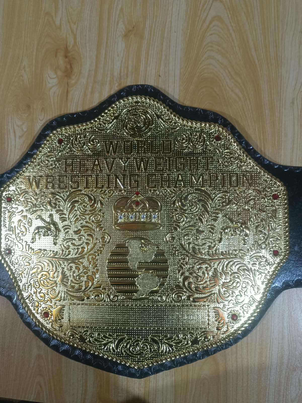 Classic Big Gold wrestling belt replica