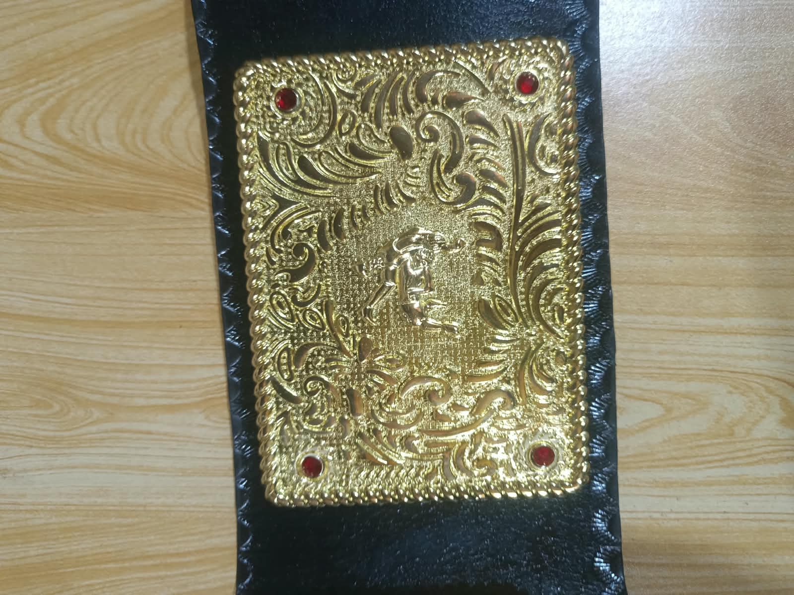 Classic Big Gold wrestling belt replica