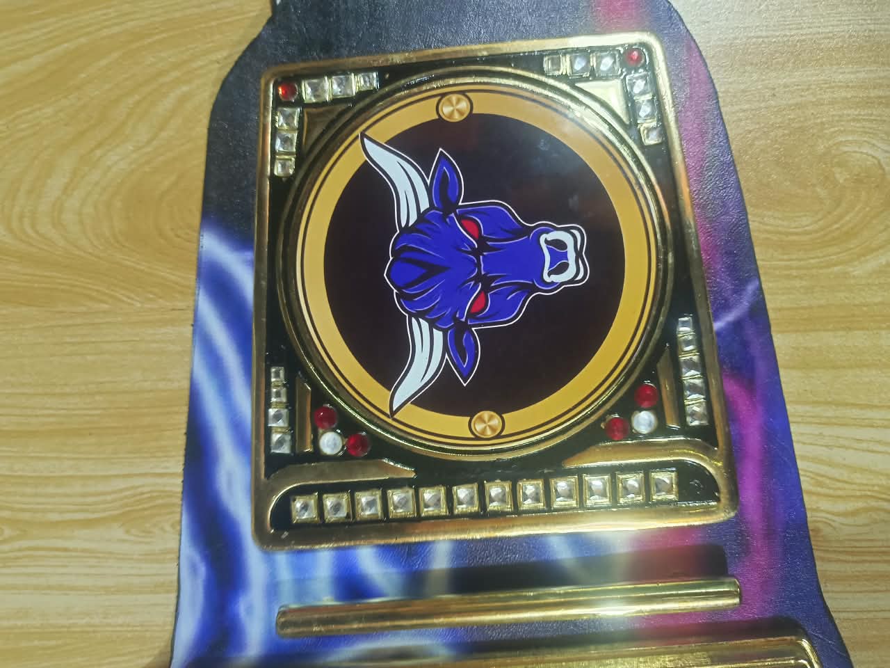 The Rock Custom Undisputed World Wrestling Championship Belt