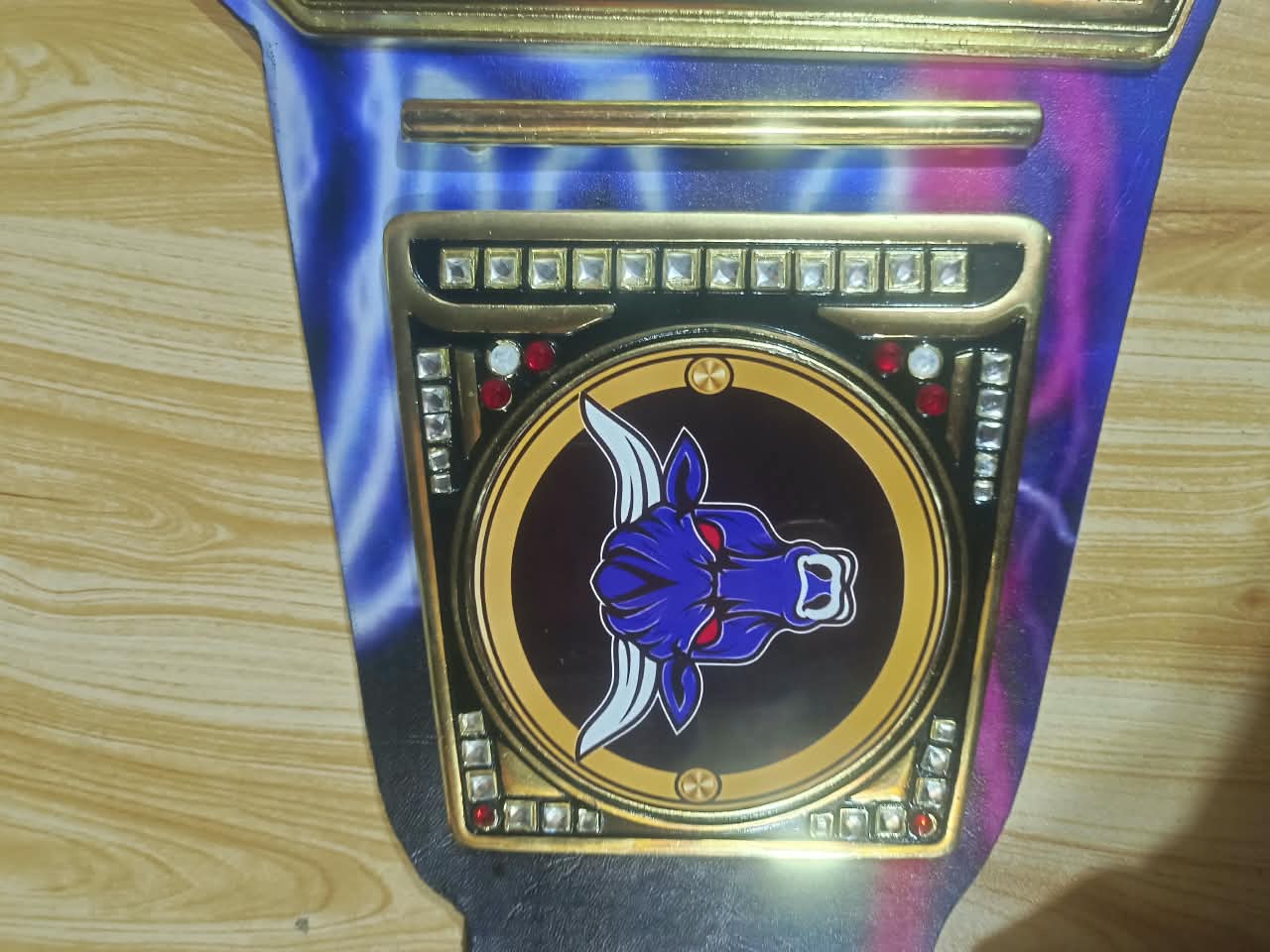 The Rock Custom Undisputed World Wrestling Championship Belt
