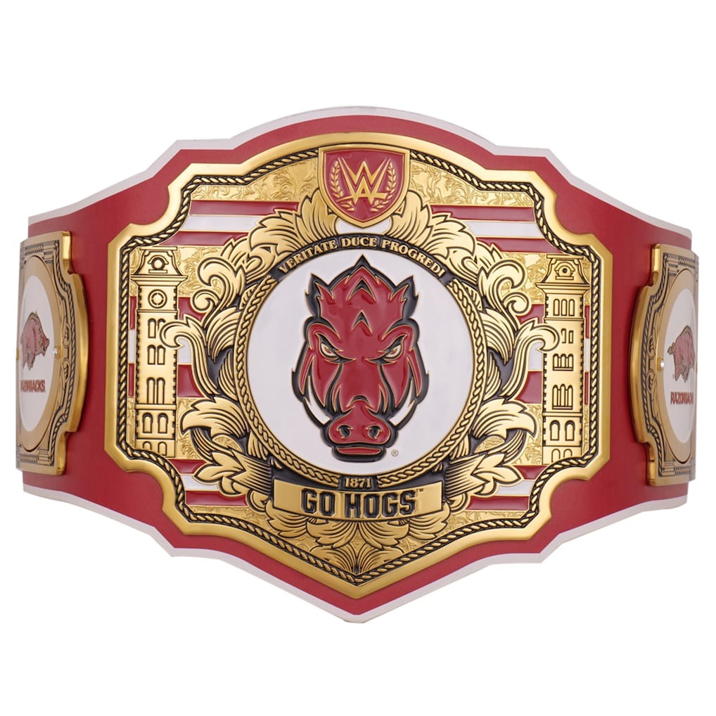 Arkansas Razorbacks WWE Legacy Title Belt Championship Belts Online