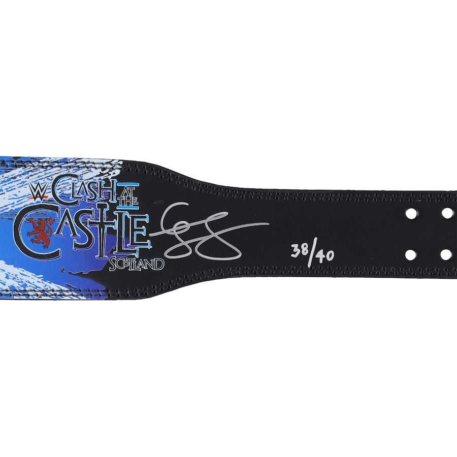 Cody Rhodes WWE Autographed 2024 Clash At The Castle Scotland Weight Belt - Limited Edition of 40 Championship Belts Online