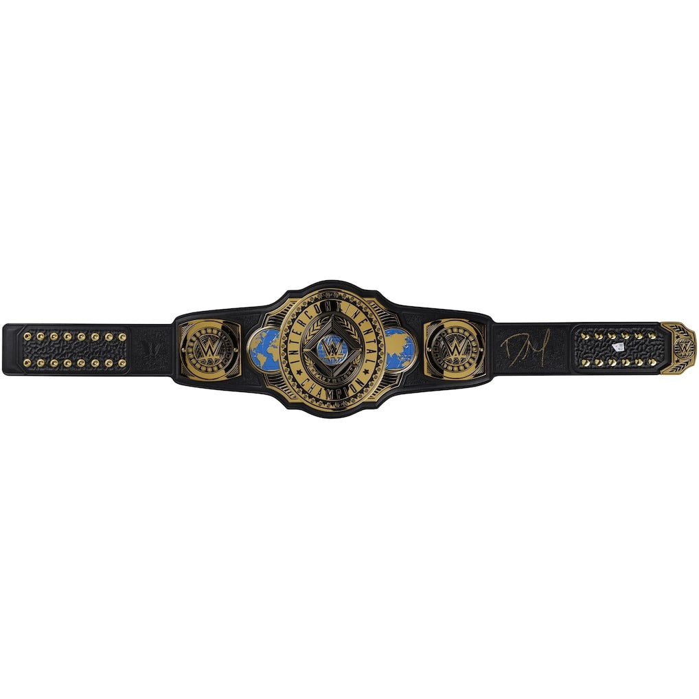 Dominik Mysterio WWE Autographed Intercontinental Championship Replica Title Belt Championship Belts Online