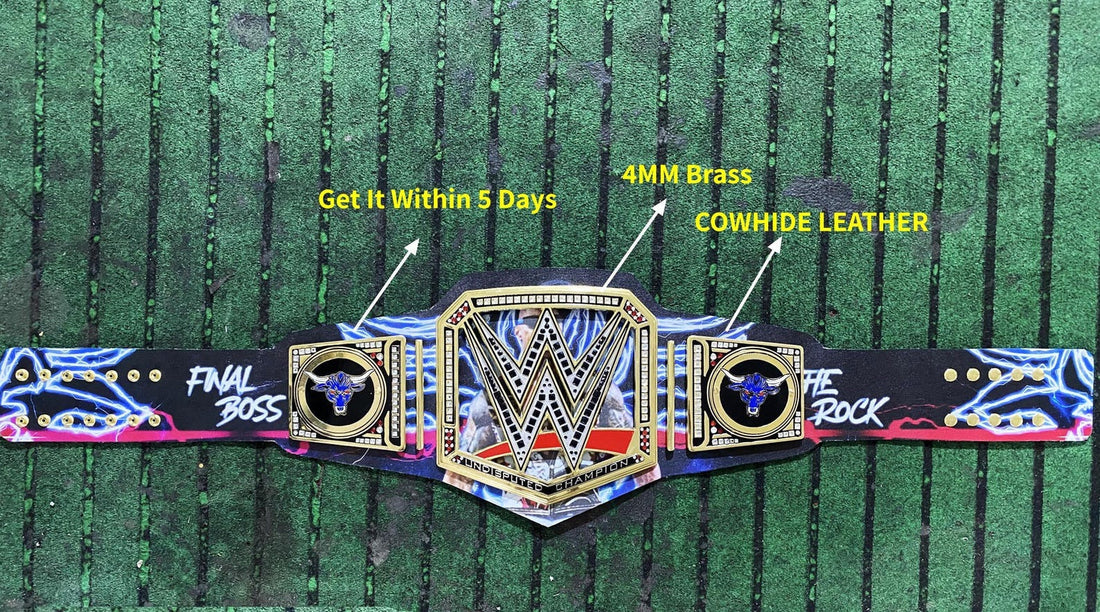 The Rock Custom Undisputed World Wrestling Championship Belt Championship Belts Online