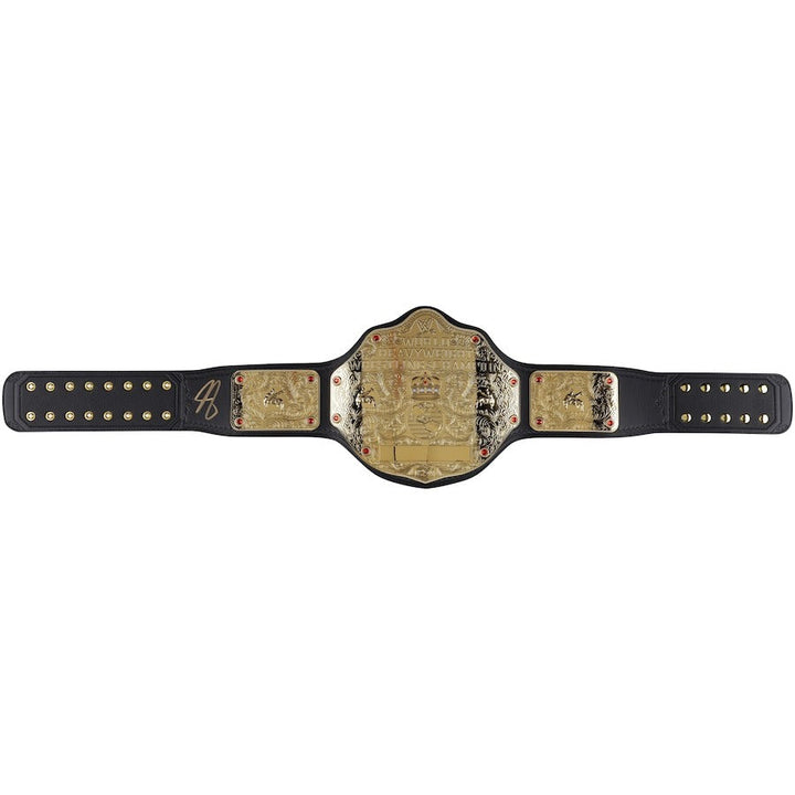 John Cena Autographed World Heavyweight Championship Replica Title Belt Championship Belts Online