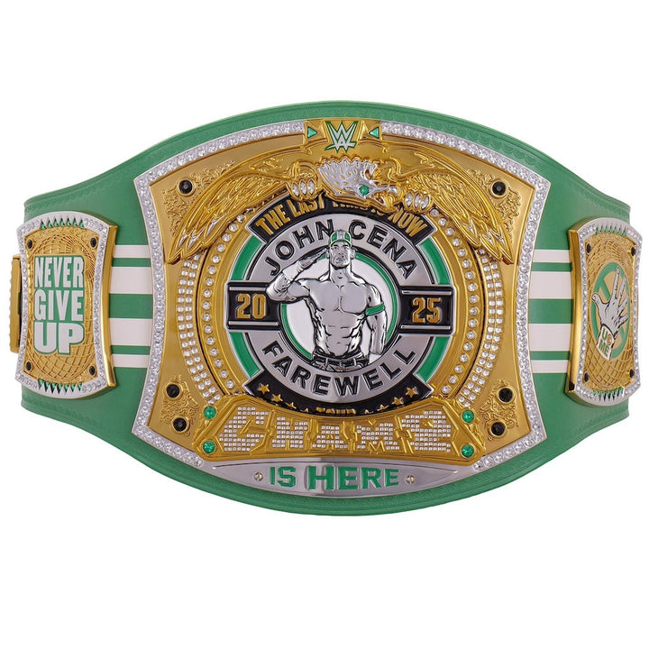 John Cena Farewell Tour 2025 Boston Spinner Championship Replica Title Belt Championship Belts Online