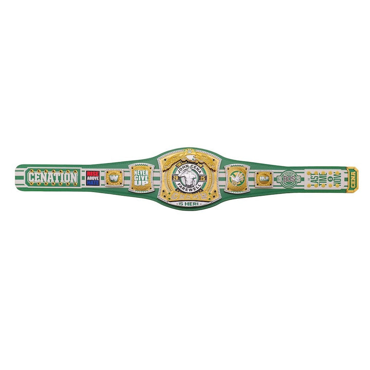 John Cena Farewell Tour 2025 Boston Spinner Championship Replica Title Belt Championship Belts Online