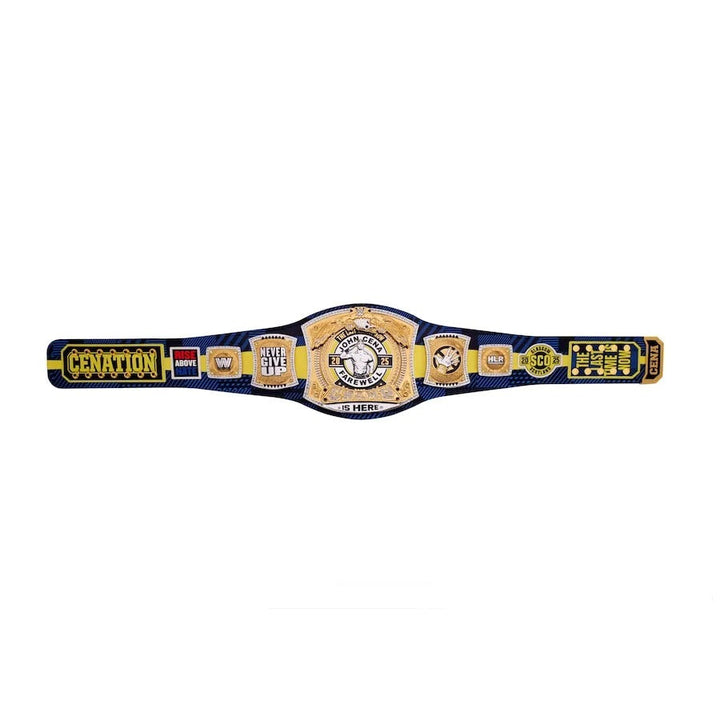 John Cena Farewell Tour 2025 Glasgow Spinner Championship Replica Title Belt