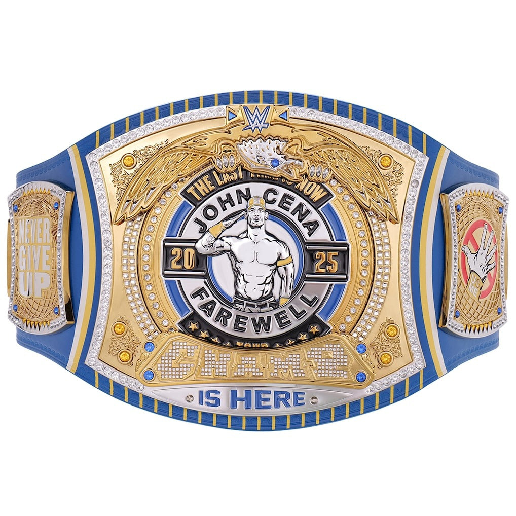 John Cena Farewell Tour 2025 Indianapolis Spinner Championship Replica Title Belt Championship Belts Online