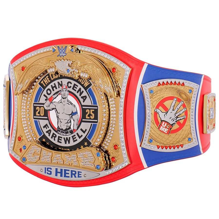 John Cena Farewell Tour 2025 Montreal Spinner Championship Replica Title Belt Championship Belts Online