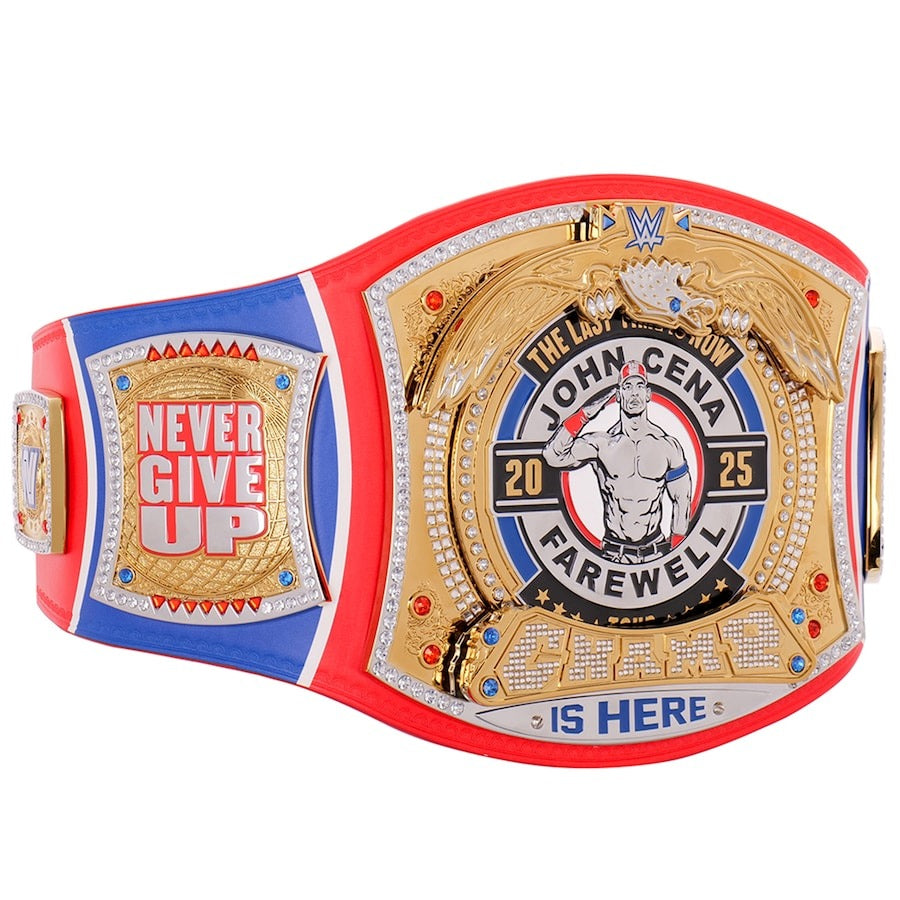 John Cena Farewell Tour 2025 Montreal Spinner Championship Replica Title Belt Championship Belts Online
