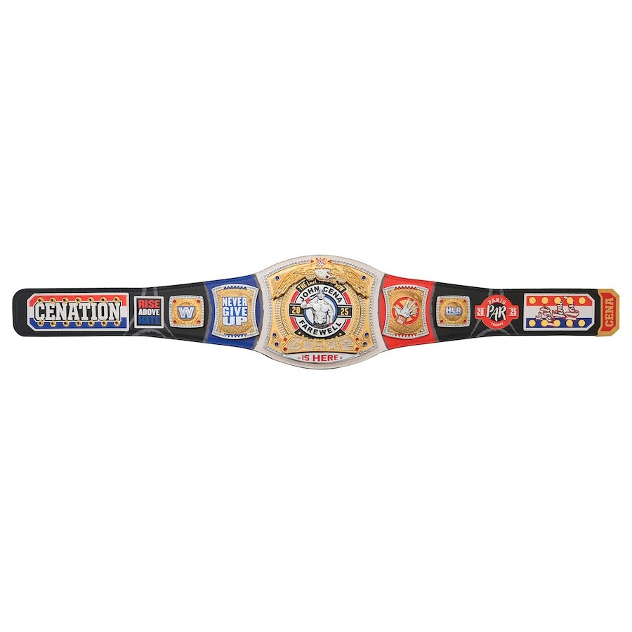 John Cena Farewell Tour 2025 Montreal Spinner Championship Replica Title Belt Championship Belts Online