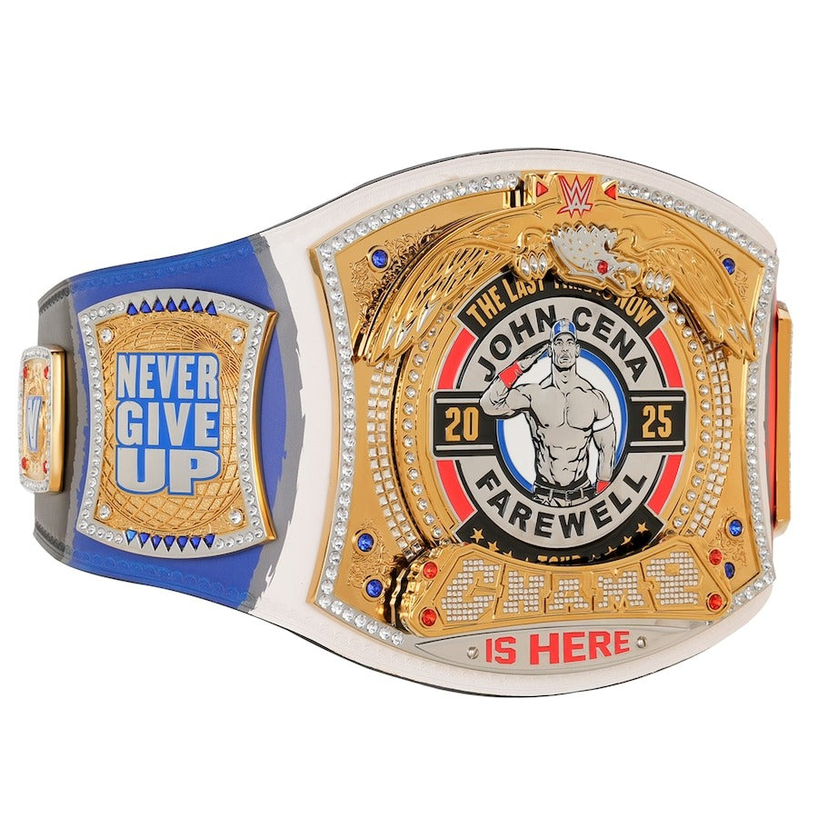 John Cena Farewell Tour 2025 Montreal Spinner Championship Replica Title Belt Championship Belts Online