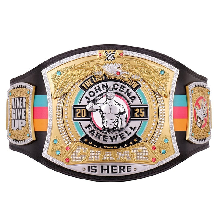 John Cena Farewell Tour 2025 San Antonio Spinner Championship Replica Title Belt Championship Belts Online