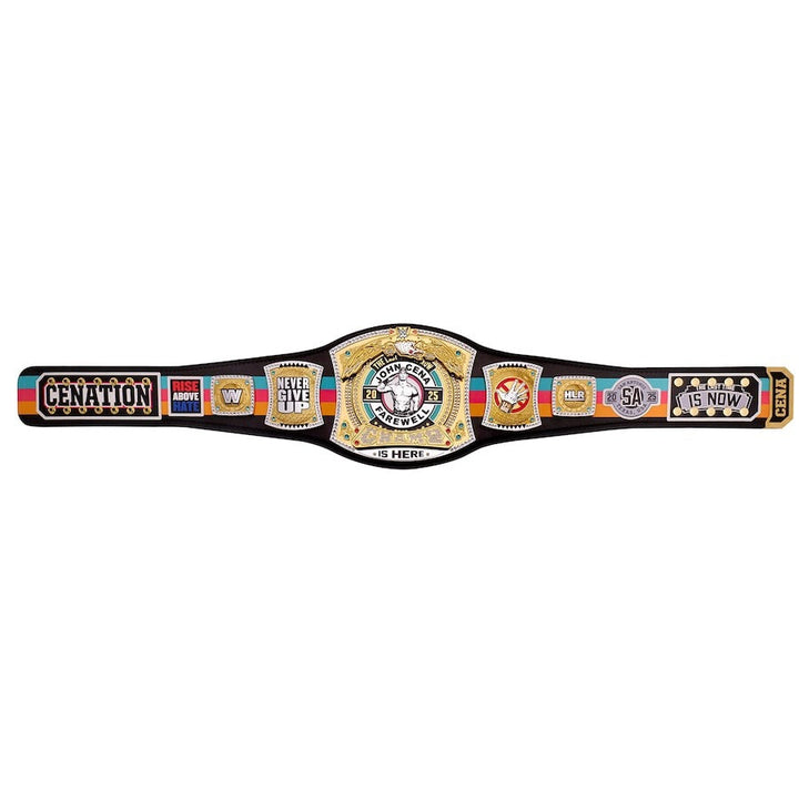 John Cena Farewell Tour 2025 San Antonio Spinner Championship Replica Title Belt Championship Belts Online