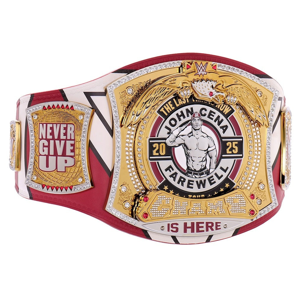 John Cena Farewell Tour 2025 Springfield Spinner Championship Replica Title Belt Championship Belts Online