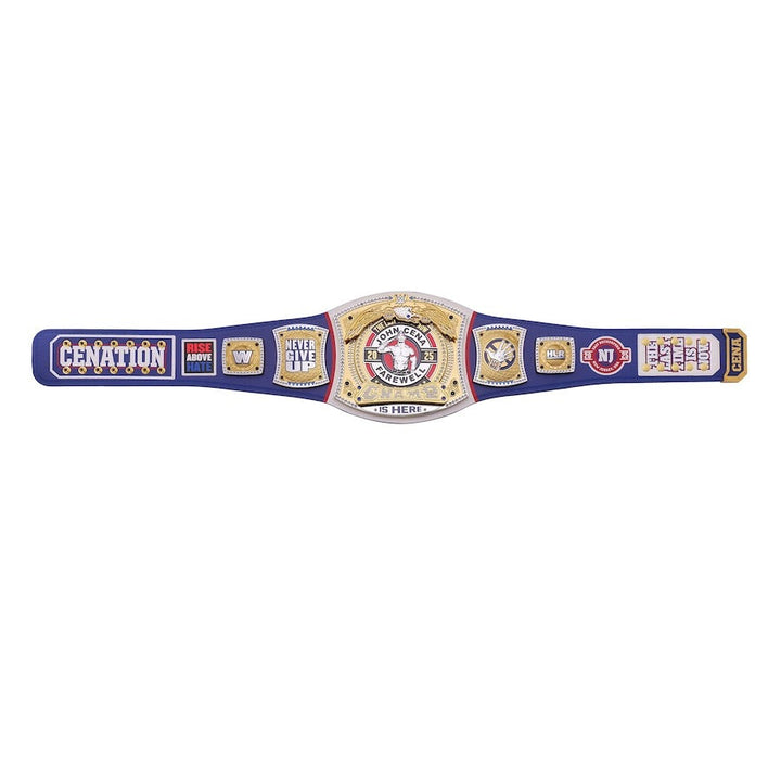 John Cena Farewell Tour SummerSlam 2025 Blue Spinner Championship Replica Title Belt Championship Belts Online
