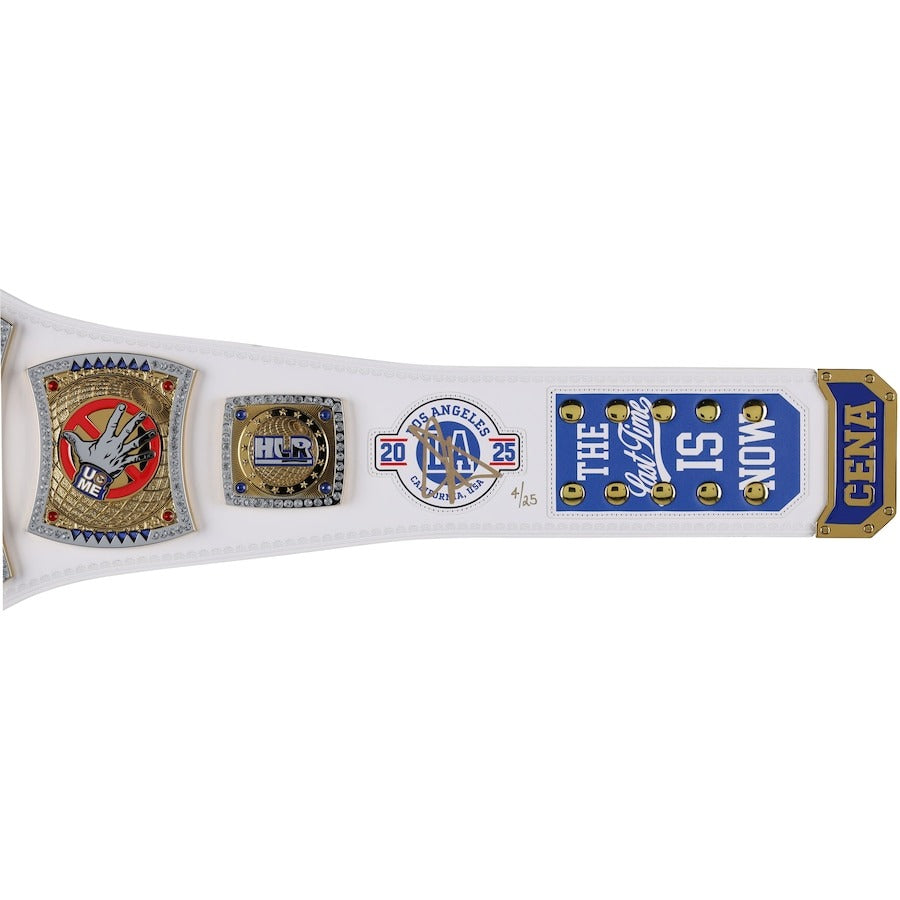Bret Hart Autographed Signature Series Championship Replica Title Belt with Inscription Championship Belts Online