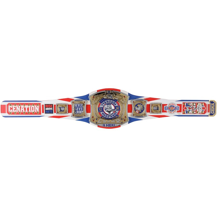 John Cena WWE Autographed 2025 Farewell Tour Indianapolis Replica Title Belt - Limited Edition of 25 Championship Belts Online