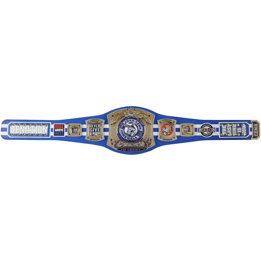 John Cena WWE Autographed 2025 Farewell Tour Indianapolis Replica Title Belt - Limited Edition of 25 Championship Belts Online