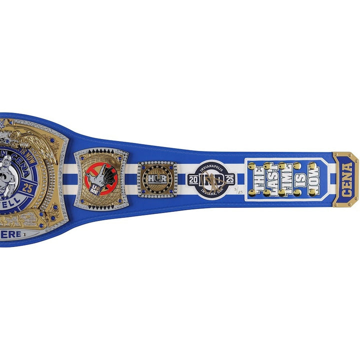 John Cena WWE Autographed 2025 Farewell Tour Indianapolis Replica Title Belt - Limited Edition of 25 Championship Belts Online