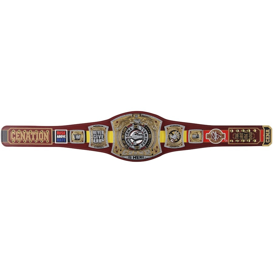 John Cena WWE Autographed 2025 Farewell Tour Brussels Replica Title Belt - Limited Edition of 25 Championship Belts Online