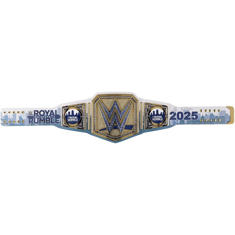 John Cena WWE Autographed 2025 Royal Rumble Replica Title Belt with "Final Rumble" Inscription - Limited Edition of 25 Championship Belts Online