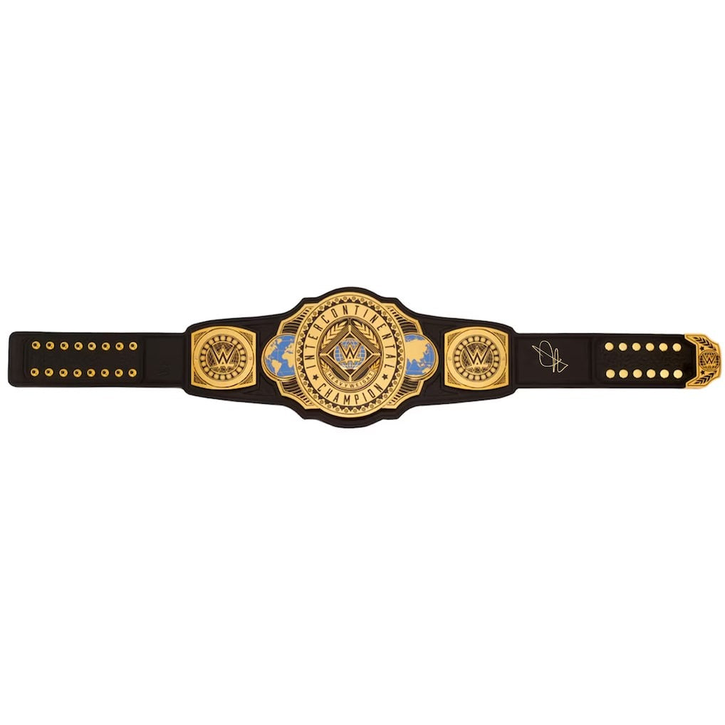 John Cena WWE Autographed Intercontinental Championship Replica Title Belt Championship Belts Online