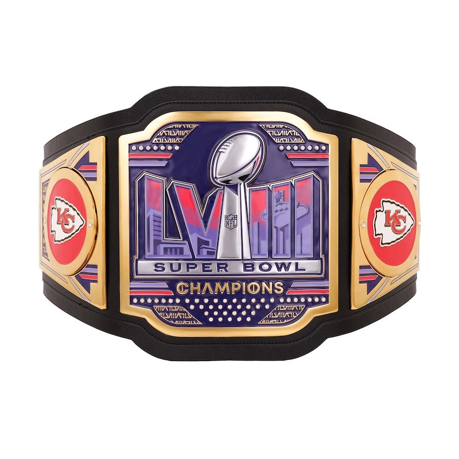 Kansas City Chiefs Super Bowl LVIII Champions WWE Legacy Title Belt Championship Belts Online