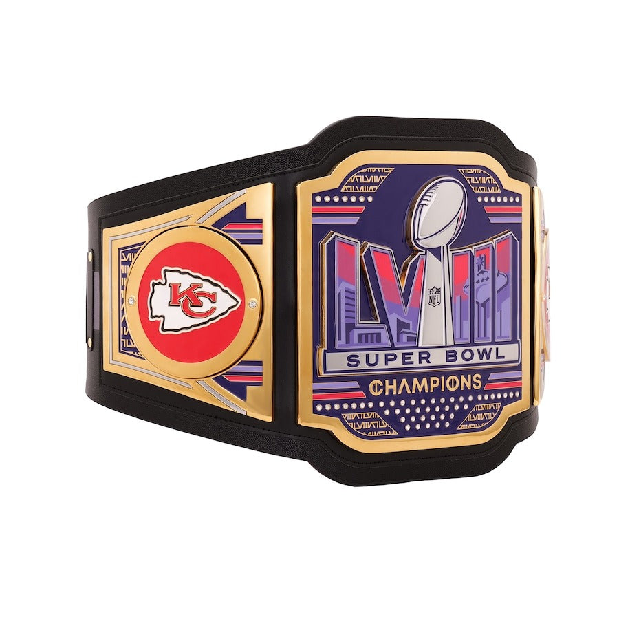 Kansas City Chiefs Super Bowl LVIII Champions WWE Legacy Title Belt Championship Belts Online