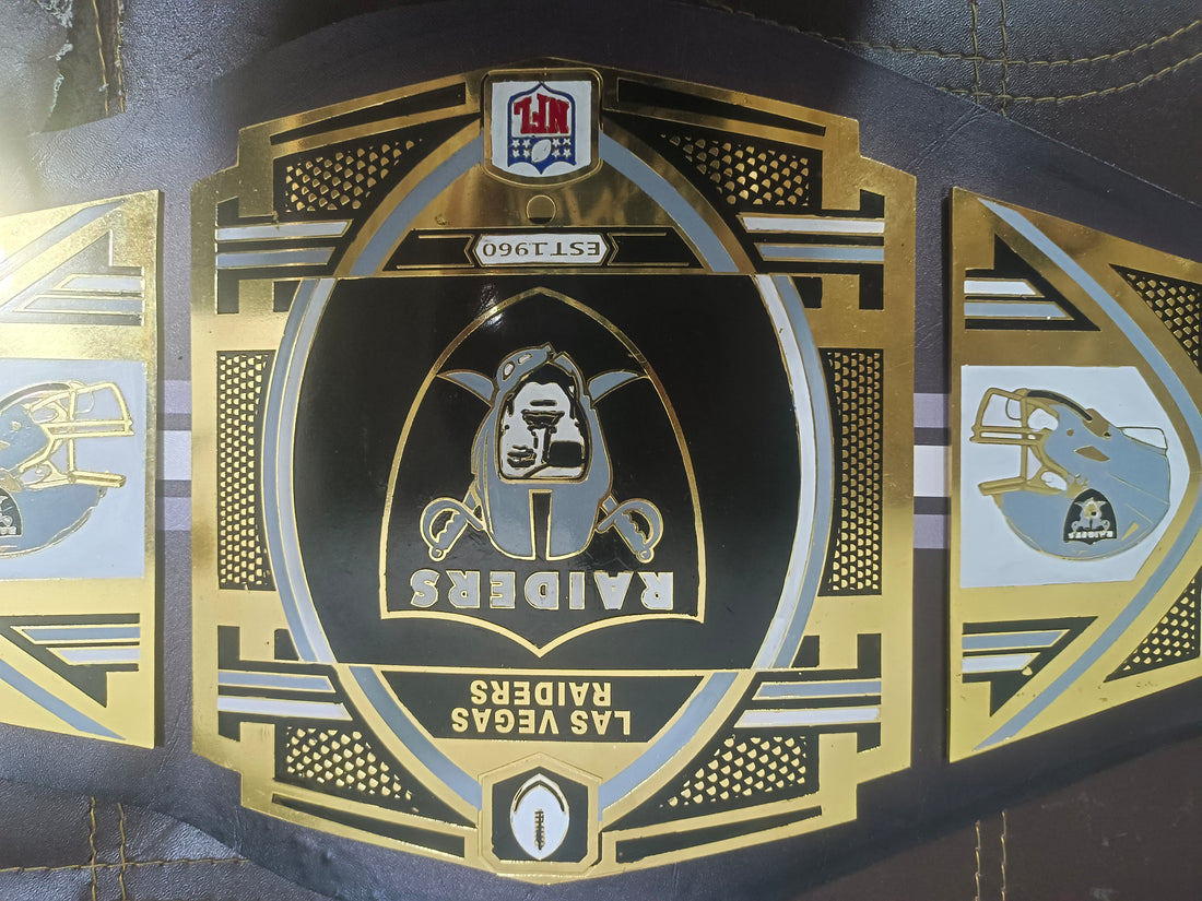 Las Vegas Raiders WWE Legacy Title Belt