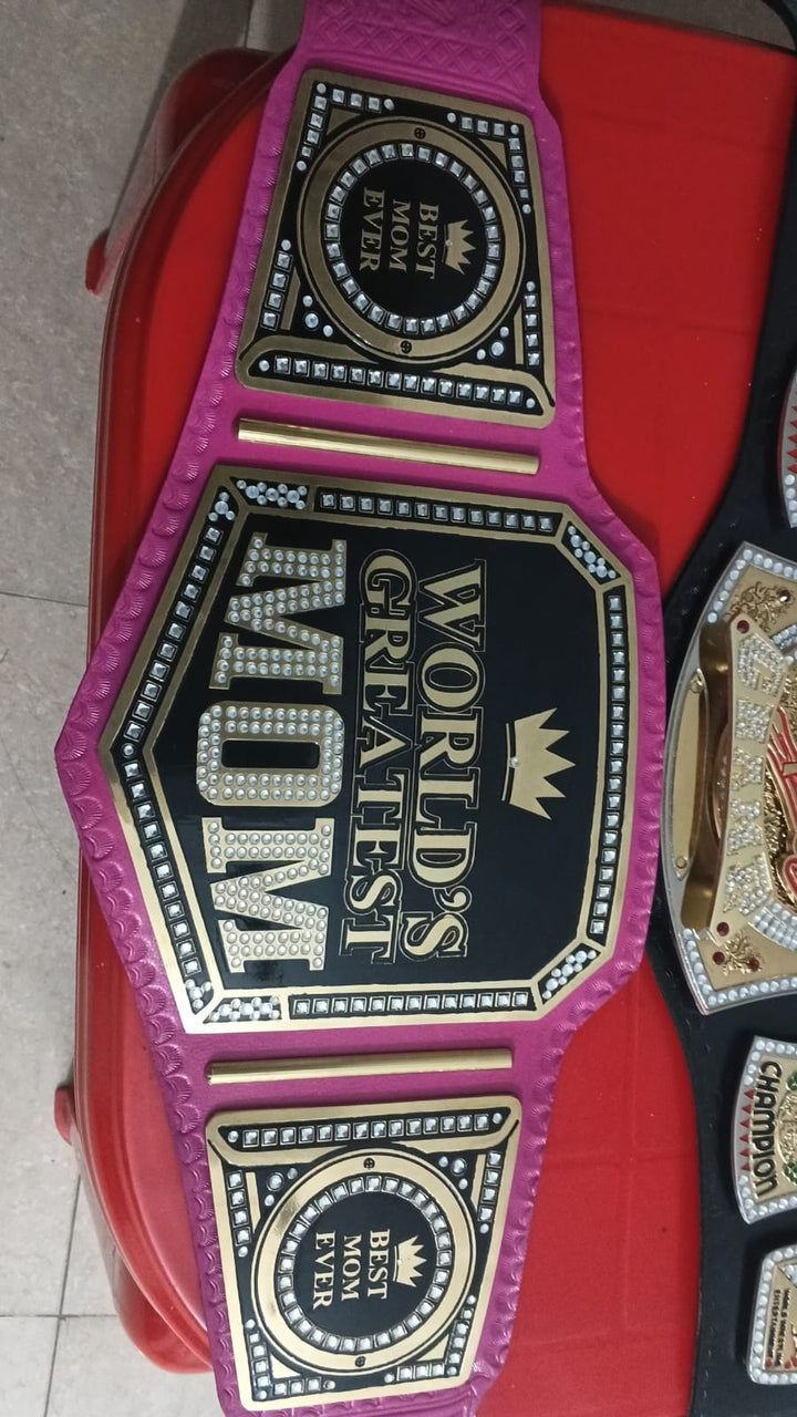 World’s Greatest Mom Wrestling Championship Belt